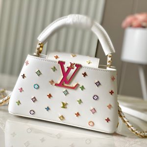 Louis Vuitton Capucines East-West 1:1 Replica Handtas in Premium Kwaliteit 1157259878 - front view